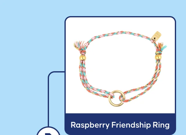 Raspberry Friendship Ring