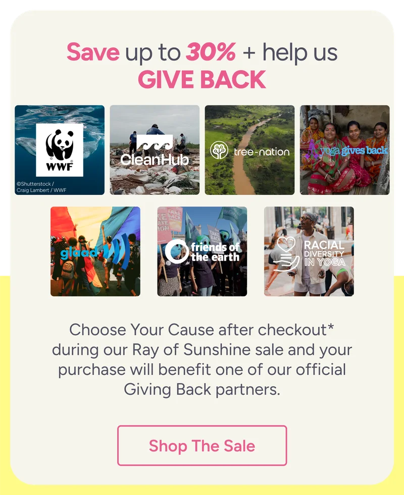 Choose your cause and help us give back