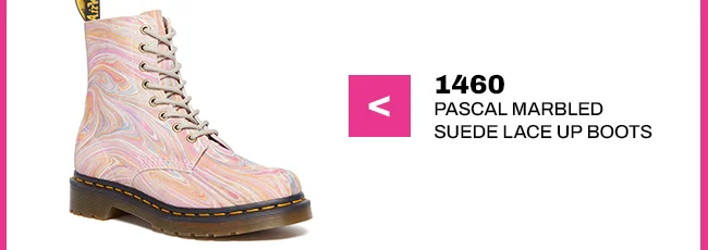1460 PASCAL MARBLED SUEDE LACE UP BOOTS