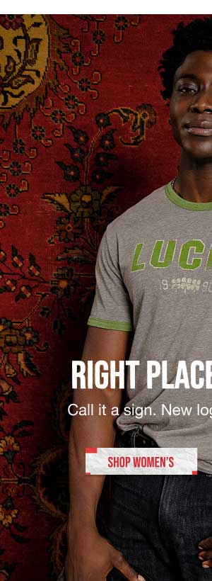 Right place, right tee. Shop Women's Tees