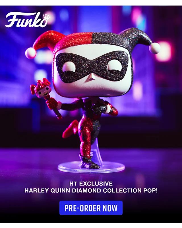 Funko HT Exclusive Harley Quinn Diamond Collection Pop! Pre-Order Now