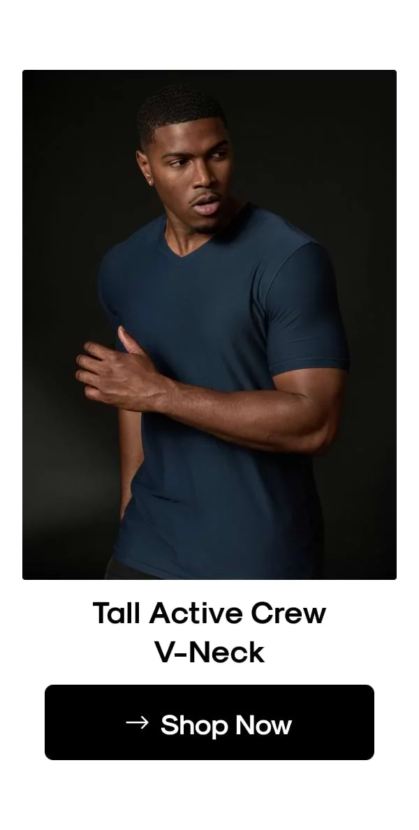 Tall Active Crew V-Neck