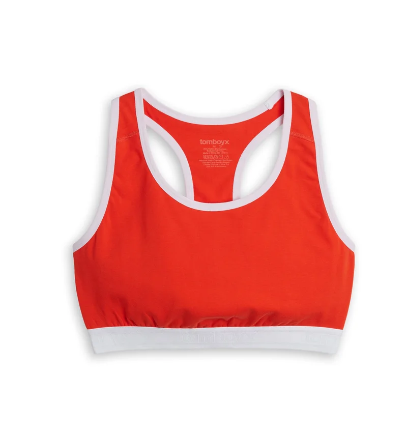 Image of Racerback Soft Bra - Neon Flare
