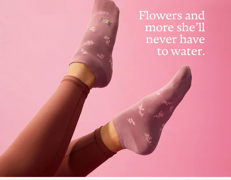 Flowers and more she'll never have to water.