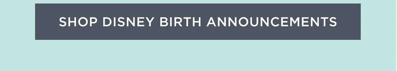 Shop Disney Birth Announcements