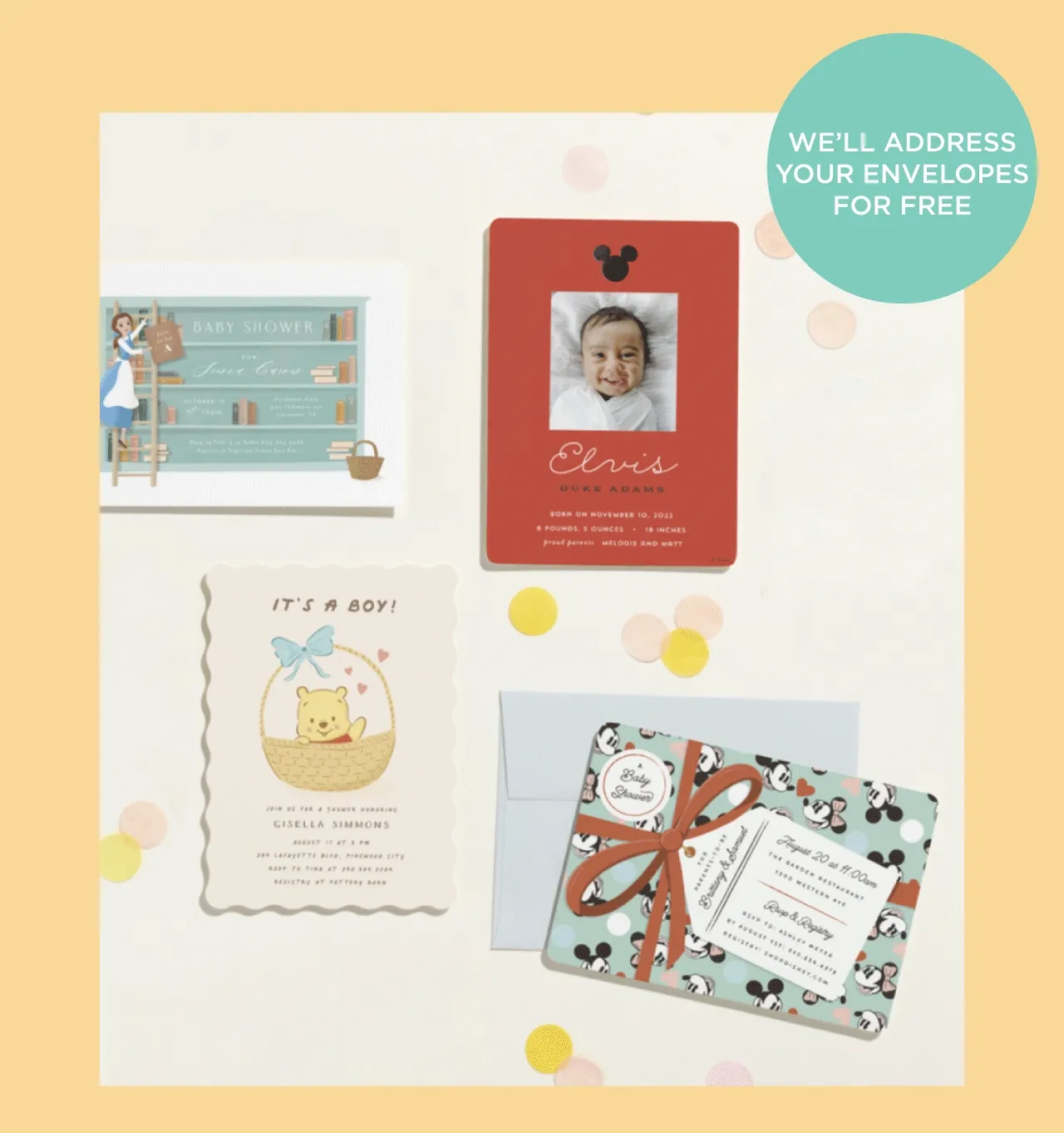 We'll Address Your Envelopes for Free