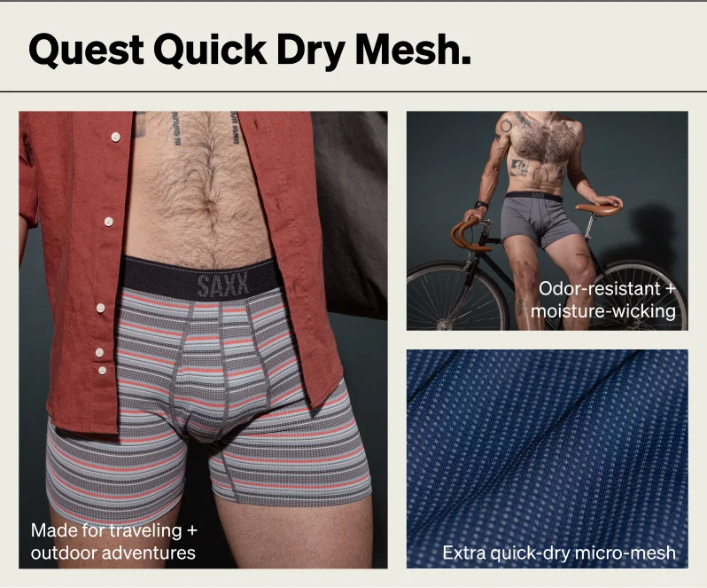 Quest Quick Dry Mesh.