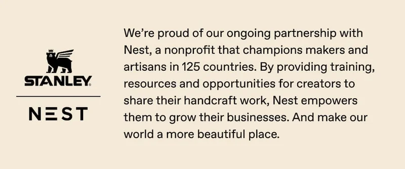 Stanley 1913 x NEST. Learn More.