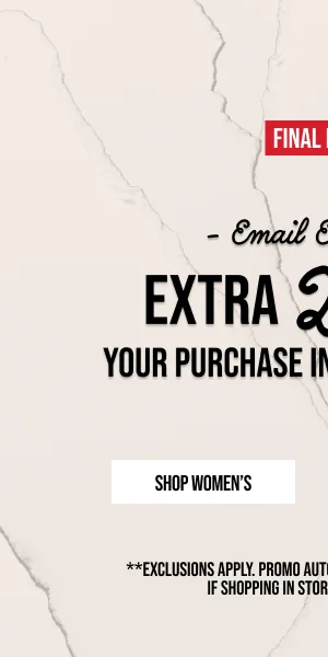 Extra 25% off Shop Women's