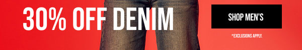 30% off Denim Shop Men's
