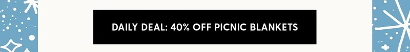 DAILY DEAL: 40% Off Picnic Blankets