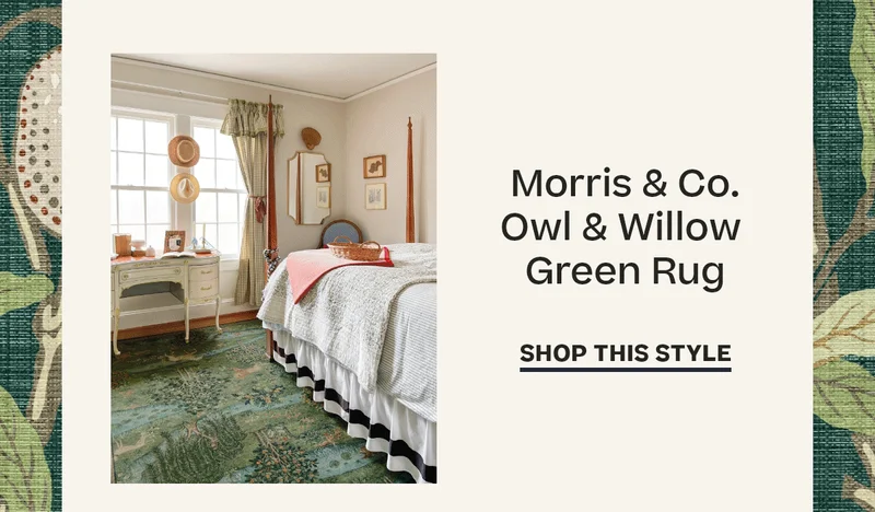 Morris Co Owl Willow Green Rug