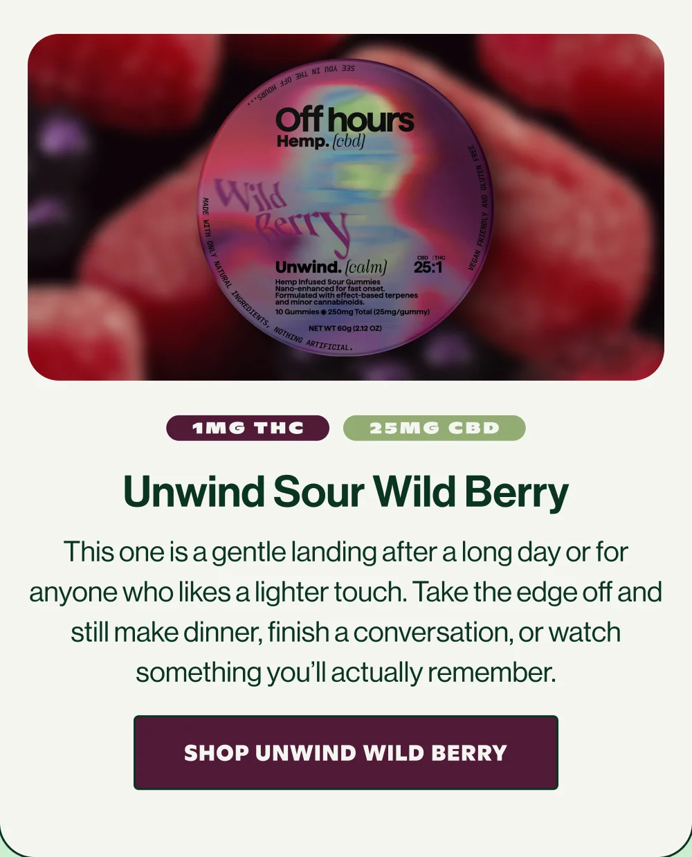 Off hours Wild Berry