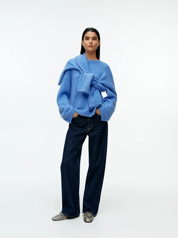 Alpaca Blend Jumper Blue