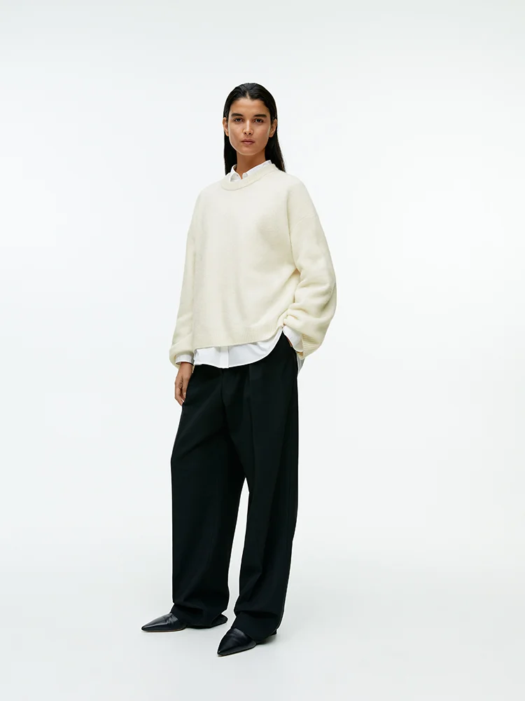 Alpaca Blend Jumper White