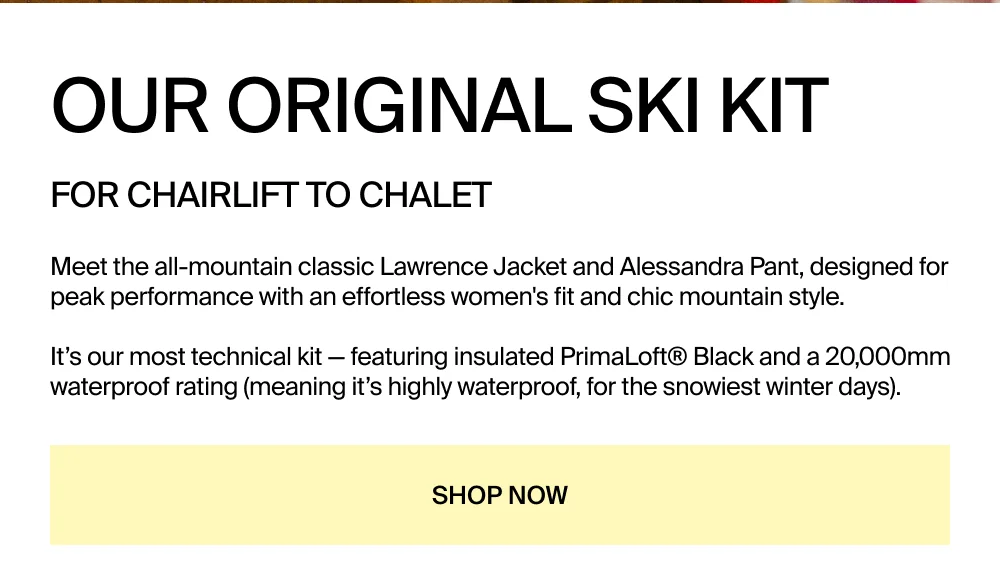 Shop the Lawrence Jacket + Alessandra Pant