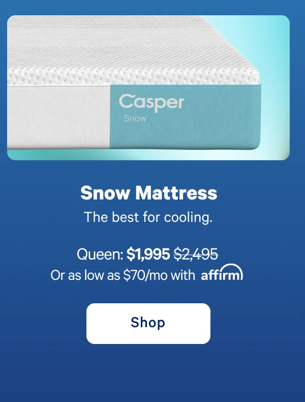 Snow Mattress >> The best for cooling. >> Shop now >>