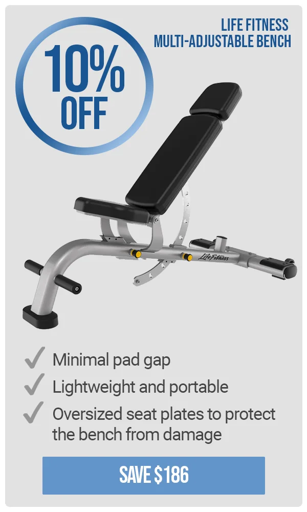 10% OFF | Life Fitness Multi-Adjustable Bench