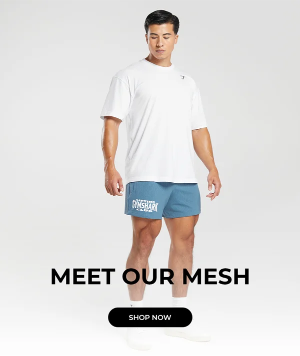 Meet our mesh shorts. Shop now.