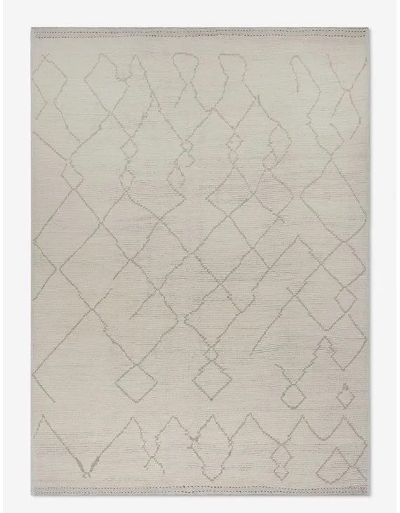Vintage Turkish Hand-Knotted Wool Rug No. 399, 8'1" x 10'8"