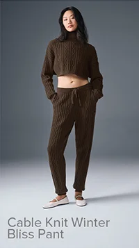 Cable Knit Winter Bliss Pant