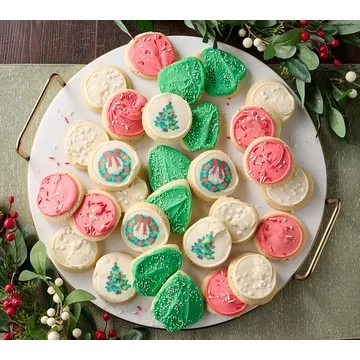 SH12/8 Cheryl's 30pc Holiday Cutout & Printed Cookies