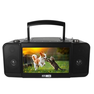 Altec Lansing 10" TV Streaming Boombox with CD, DVD & Radio