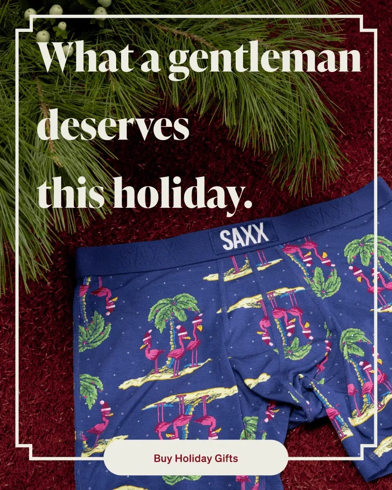 What a gentleman deserves this holiday.