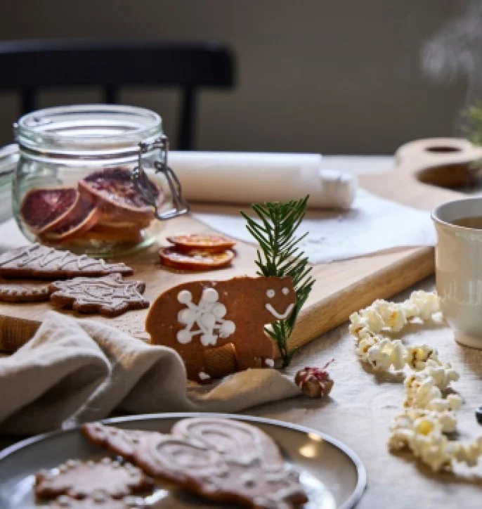 Winter table scape