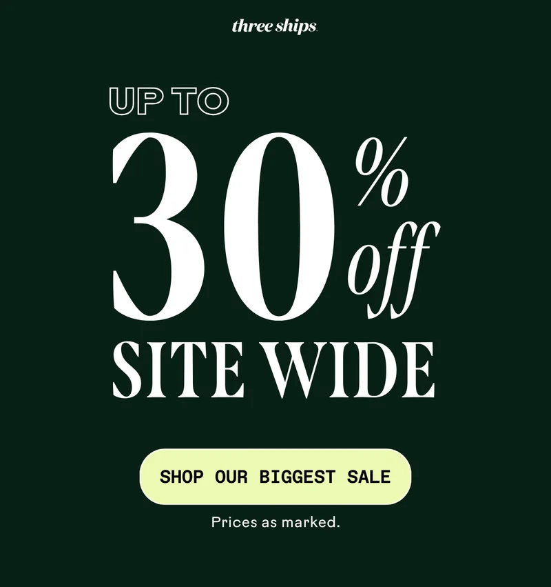 Shop our biggest sale