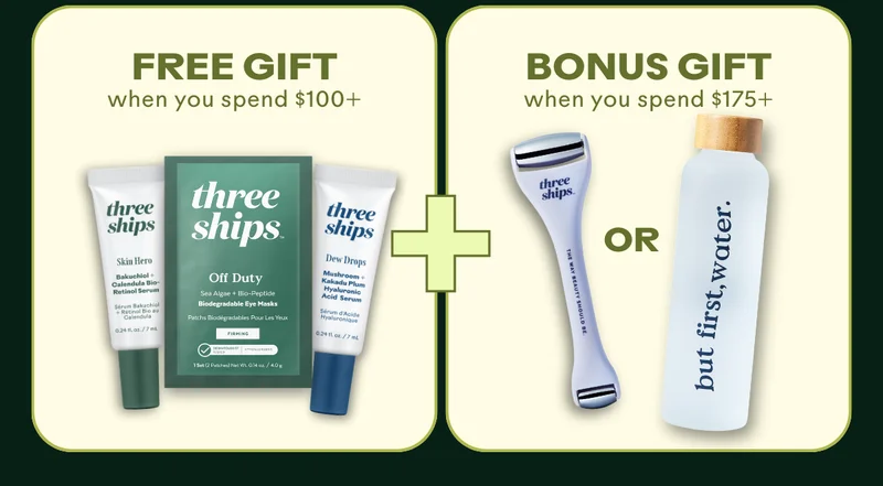 Free gifts with purchase.
