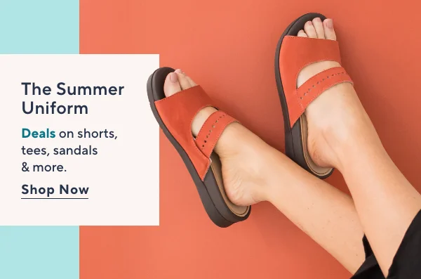 shorts tees sandals sale
