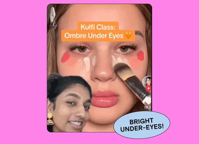 Bright under-eyes!