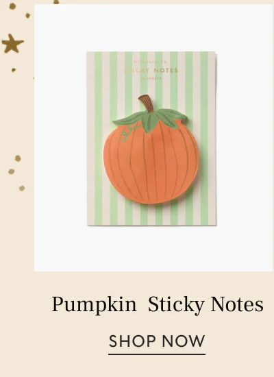 Pumpkin Sticky Notes SHOP NOW