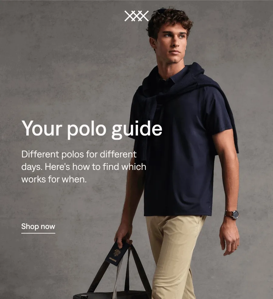 Shop Now: Men's Polo Shirts