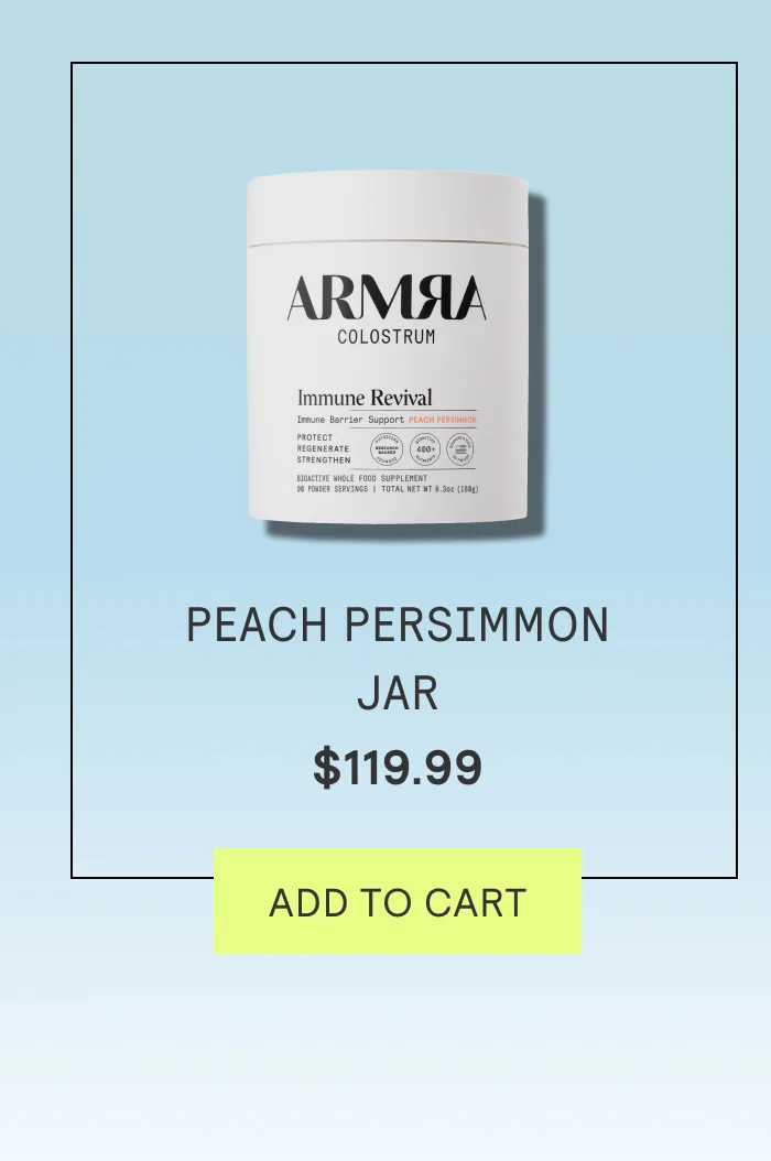 Peach Persimmon Jar