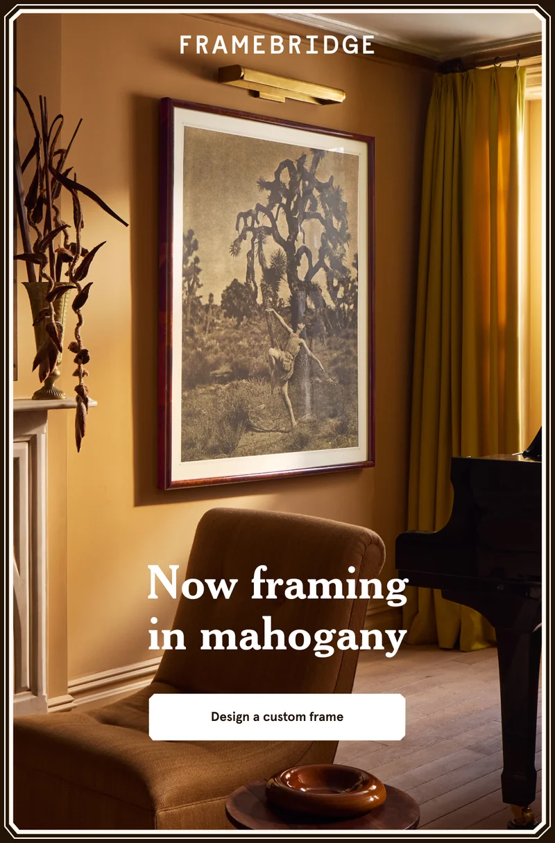Now framing in mahogany