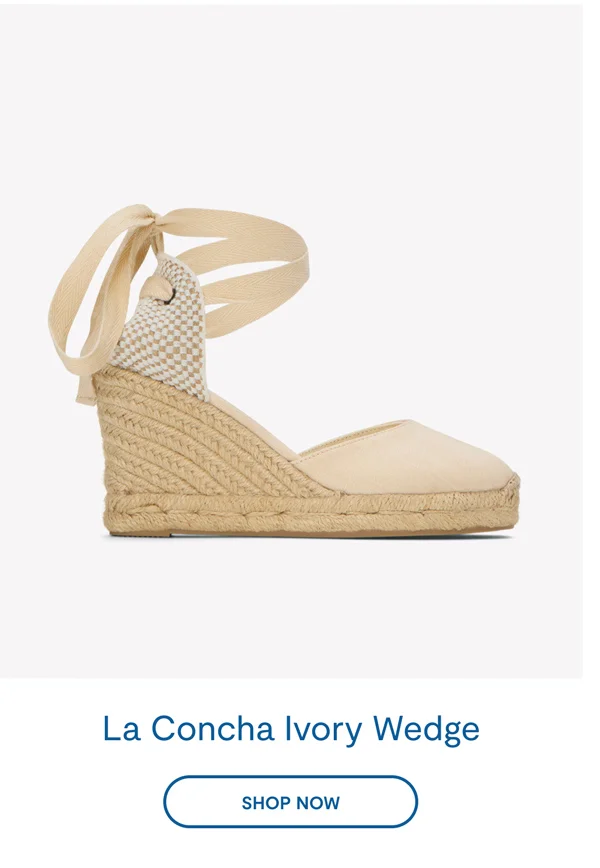 La Concha Ivory Wedge