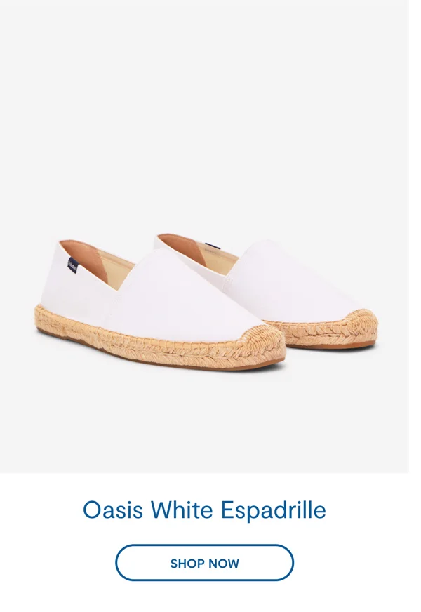 Oasis White Espadrille