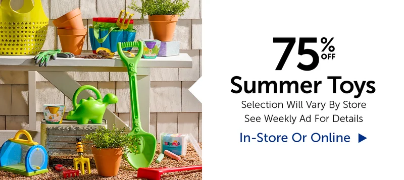 75% Off Summer Toys - Includes Little Wishes®