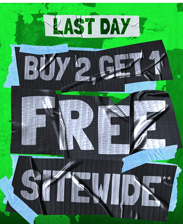 Last Day! Buy Two, Get One Free Sitewide. Exclusions Apply. Shop Now