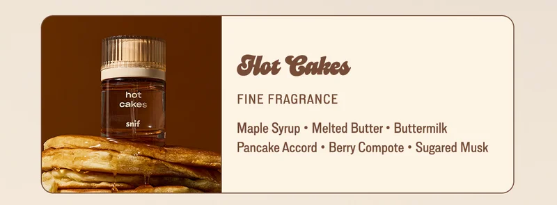 Hot Cakes: maple syrup • melted butter • buttermilk • pancake accord • berry compote • sugared musk