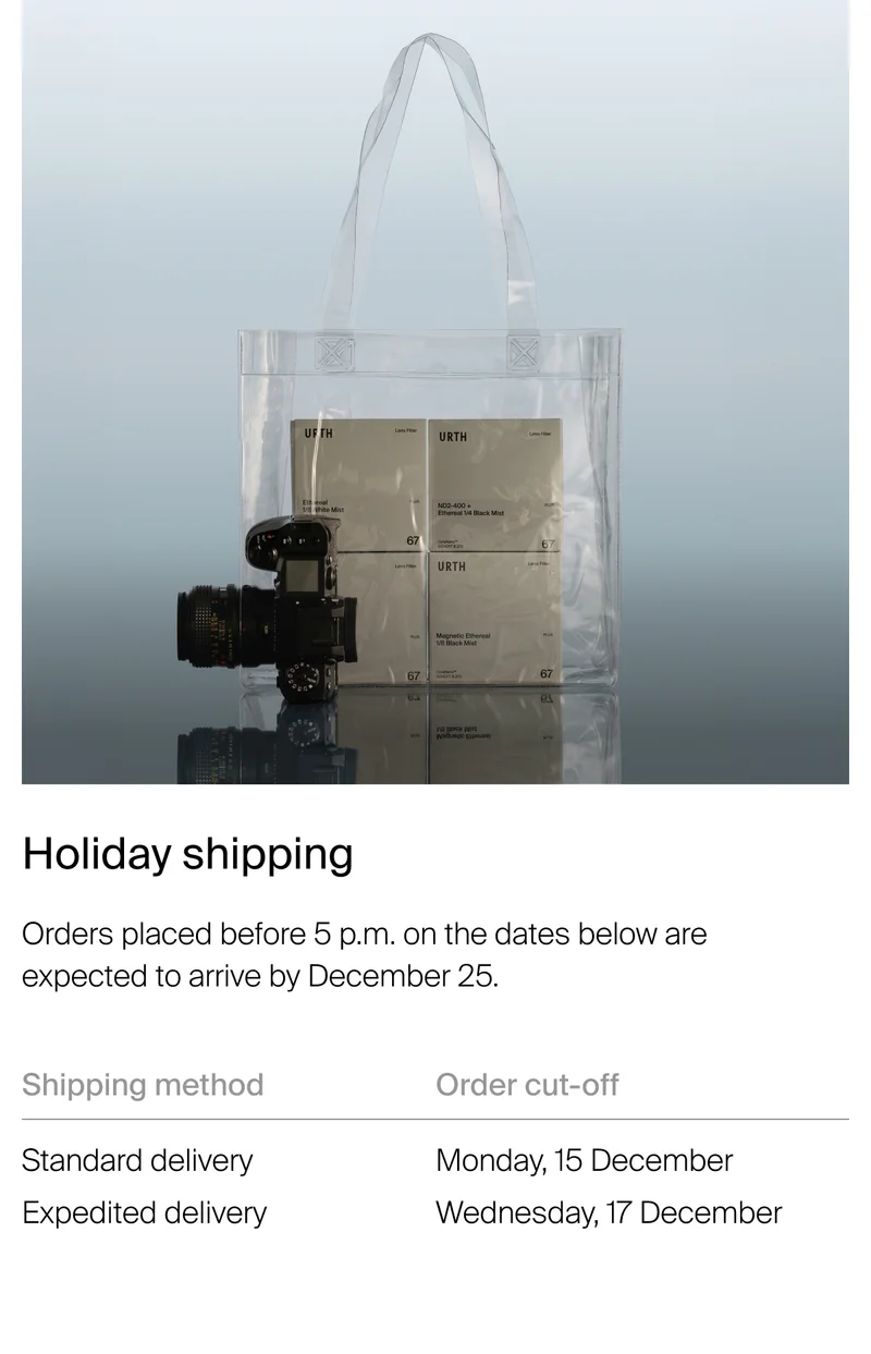 Shop Holiday