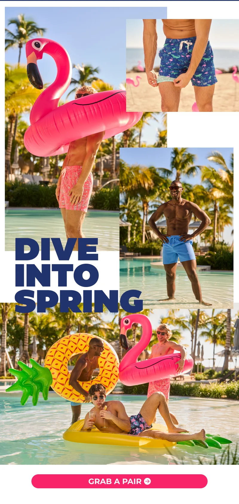 GET SWIMMIN': Shop New Spring Swim Trunks