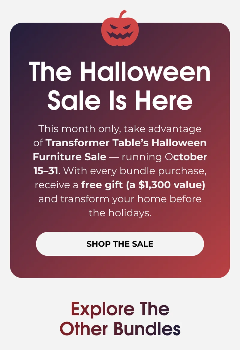 The Halloween Sale Is Here