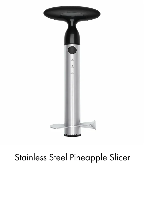 Stainless steel pineapple slicer