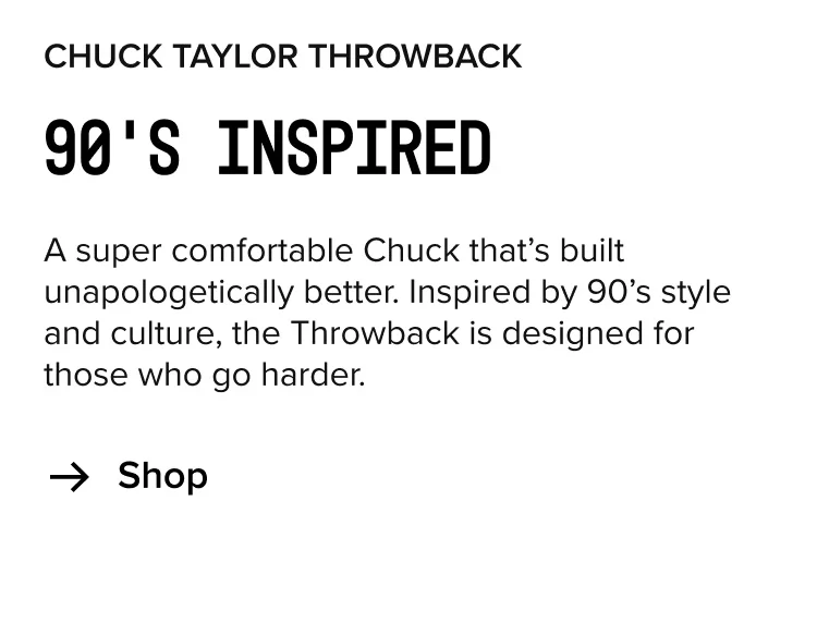 Chuck Taylor Throwback