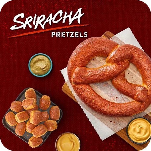 Sriracha Pretzel Bites