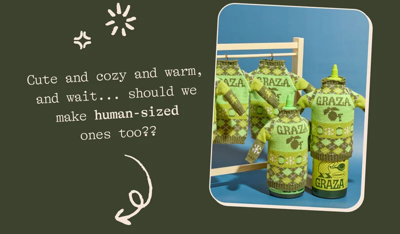 Cute and cozy and warm, and wait... should we make human-sized ones too??