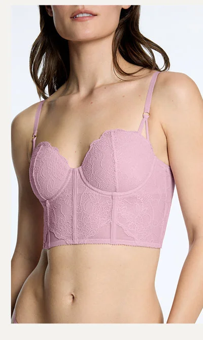 Lace Corset Top Peony